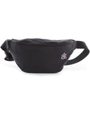 Hemp Hip Bag - Black/Pink