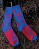 Chart Hemp Socks by Elna