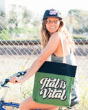 Vital Packable Hemp Tote bag by Eliot Tupac