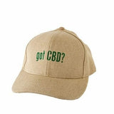Got CBD Hemp Baseball Hat - Natural