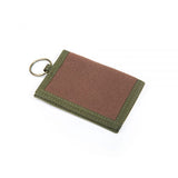 Hemp Bi-Fold Key Ring Wallet - Brown