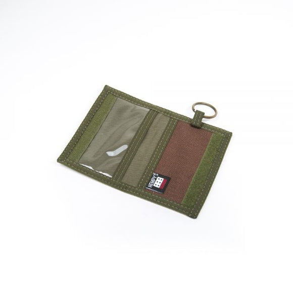 Hemp Bi-Fold Key Ring Wallet - Brown