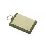 Hemp Bi-Fold Key Ring Wallet - Green