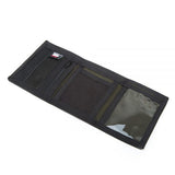 Hemp Tri-fold Wallet - Black
