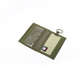 Hemp Bi-Fold Key Ring Wallet - Green