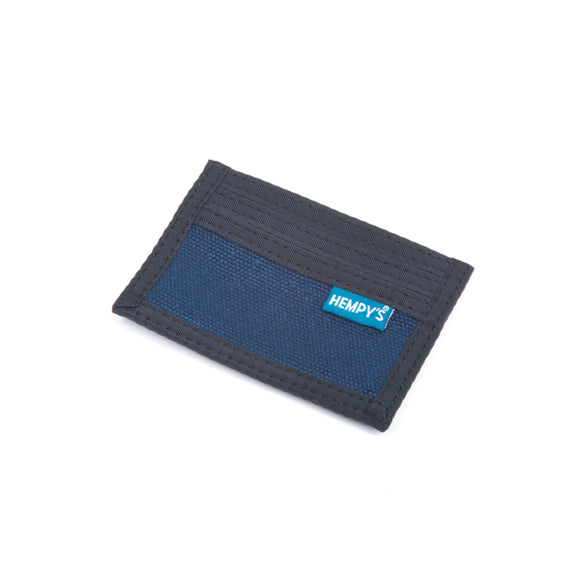 Hemp Minimizer Wallet - Blue with Black Trim