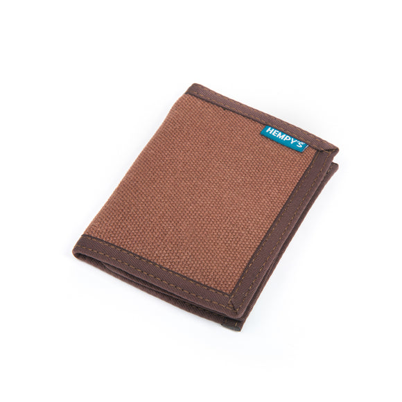 Hemp Bi-fold Wallet - Brown