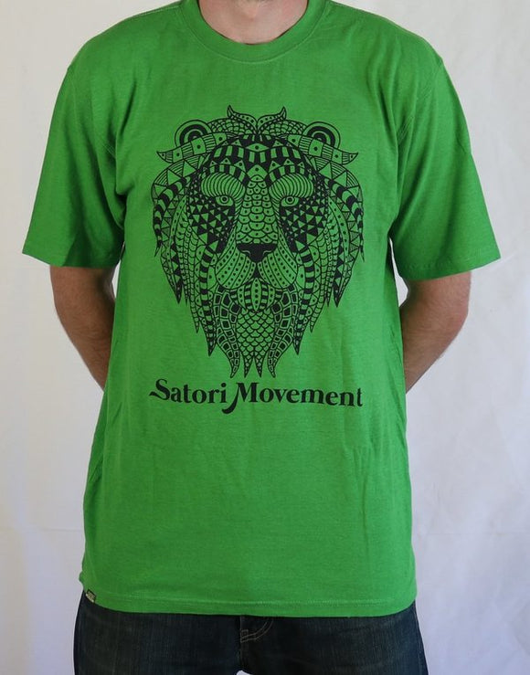 Trinity Hemp T Shirt by Satori Movement - Terpene Green