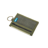 Hemp Bi-Fold Key Ring Wallet - Green