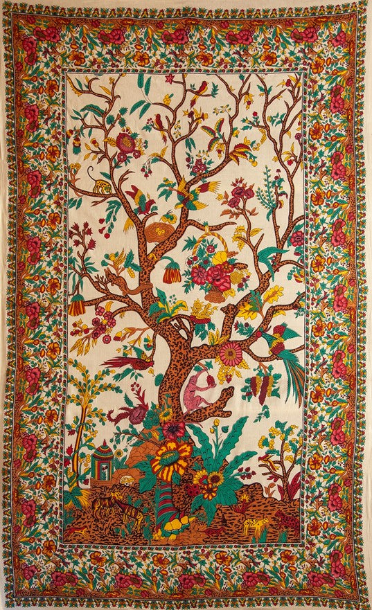 Tree of Life Tapestry - Single - Natural