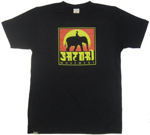 Elephant Hemp T-Shirt - Black